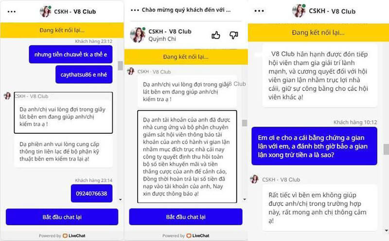 V8 Club lừa đảo: Vải thưa liệu có che mắt thánh? 4 sự thật v8club lừa đảo