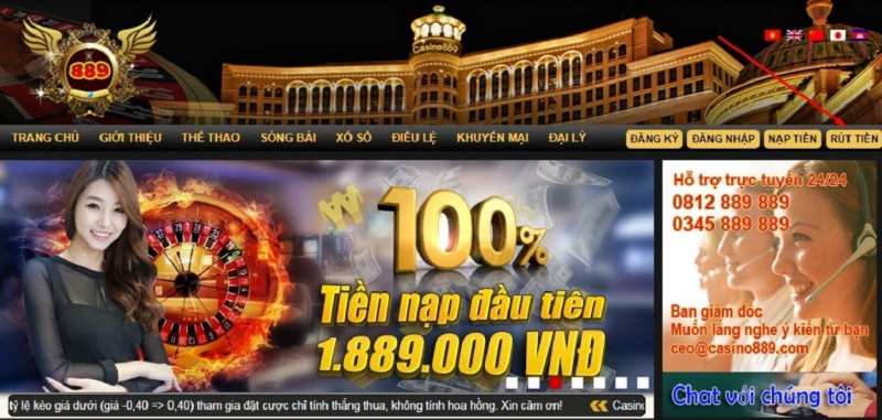 Tin đồn casino889 lừa đảo?