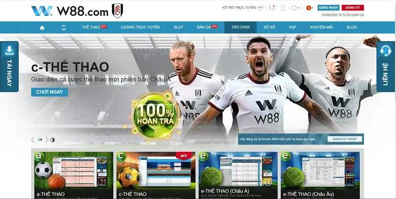 Đặc điểm của W88