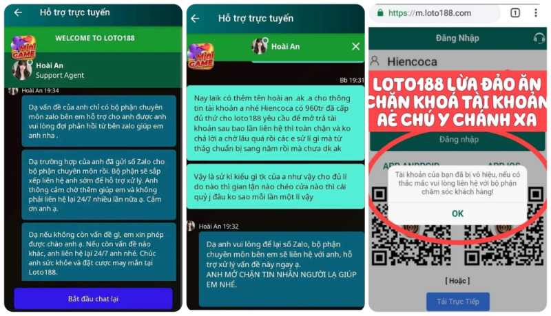 Loto188 lừa đảo người chơi?Sự thật đằng sau vụ việc này 3 Cáo buộc Loto188 lừa đảo
